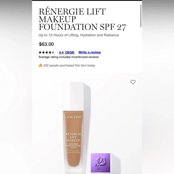 Lancôme Rénergie Lift Makeup - Picture 4 of 4